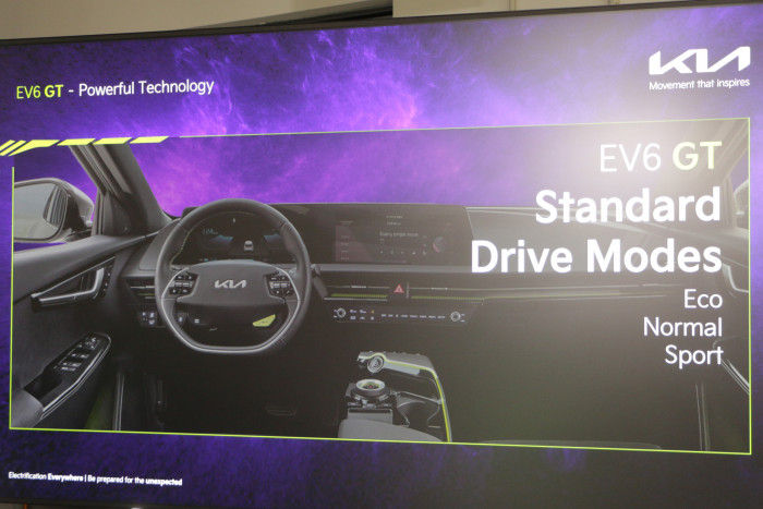 Ebenso wie der normale EV6 verfügt auch die GT-Version über drei Fahrmodi. (Foto: Friedhelm Greis/Golem.de)