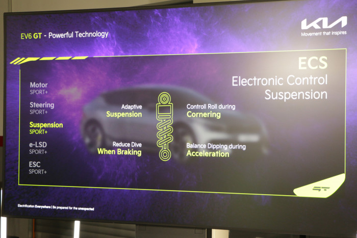 Die elektronische Dämpferkontrolle soll die Wankneigung in Kurven, das Aufbäumen bei starker Beschleunigung und das Eintauchen beim Bremsen minimieren. (Foto: Friedhelm Greis/Golem.de)