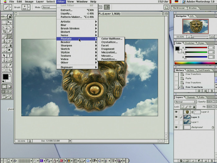 Photoshop stellt ebenfalls kein Problem für das Notebook dar. (Bild: Martin Wolf / Golem.de)