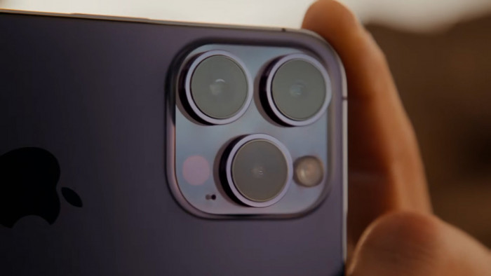Die Hauptkamera des iPhone 14 Pro hat 48 Megapixel. (Bild: Apple/Screenshot: Golem.de)