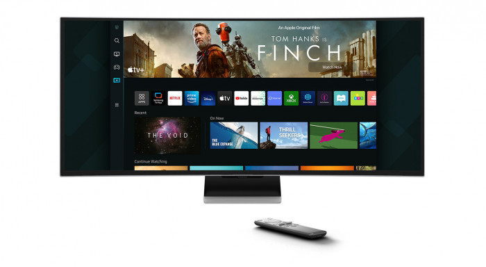 Auf Wunsch wird der Monitor zum Smart-TV<br>(Quelle: Samsung)