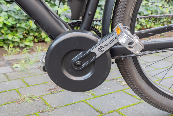 Der Motor von Pendix ist in dieser Scheibe untergebracht. (Bild: Nina Völkel / Golem.de)