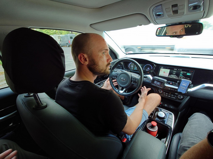 W&auml;hrend Chris in Bereitschaft ist, ... (Bild: Martin Wolf/Golem.de)