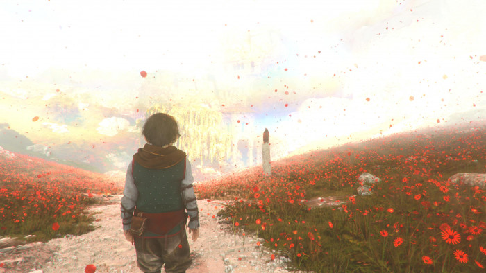 Hugo tr&auml;umt von einer mysteri&ouml;sen Insel. (Bild: Asobo Studio / Screenshot: Golem.de)