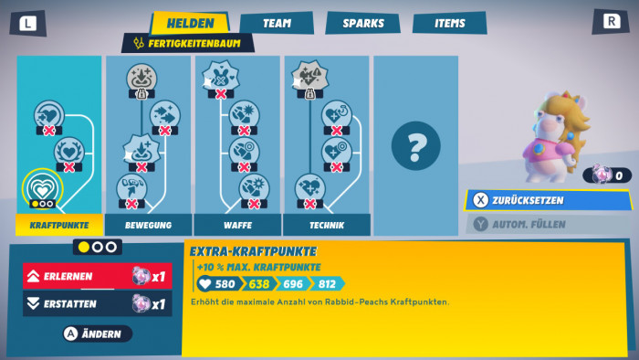 Im Talentbaum verbessern wie die Fähigkeiten von Rebella. (Bild: Ubisoft / Screenshot: Golem.de)