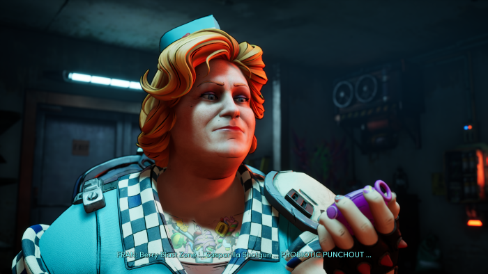 Die Frozen-Yogurt-Verkäuferin Fran hat mehr als ein düsteres Geheimnis. (Bild: Gearbox/Screenshot: Golem.de)