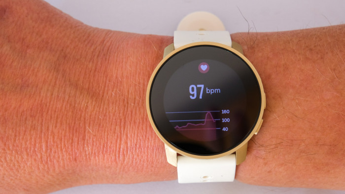 Die Pulsanzeige ist etwas spartanisch. (Bild: P. Steinlechner/Golem.de)