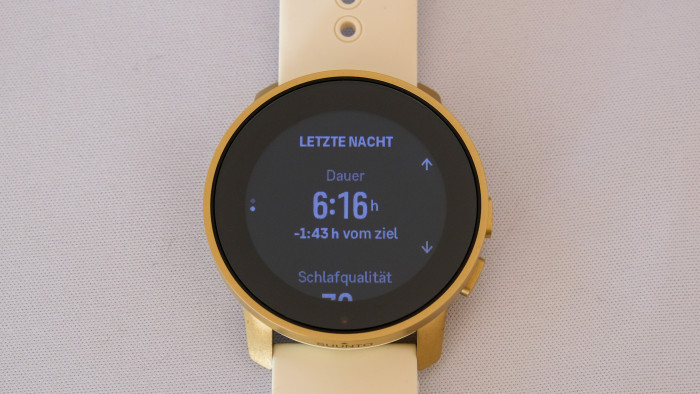 Allzu viel sagt uns die 9 Peak Pro nicht über unseren Schlaf. (Bild: P. Steinlechner/Golem.de)