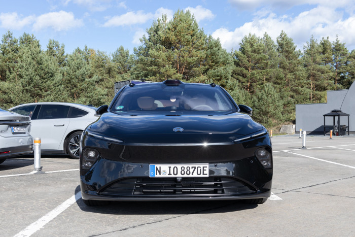 Der ET7 von Nio ... (Bild: Werner Pluta/Golem.de)