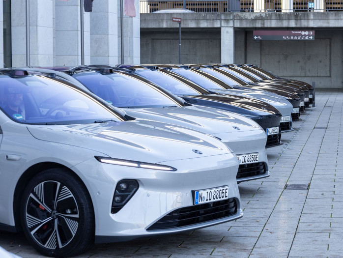 Nio will den ET7 Ende des Jahres in Deutschland auf den Markt bringen, allerdings nur zur Miete. (Bild: Werner Pluta/Golem.de)