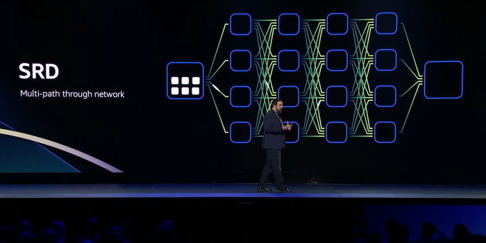 SRD kann mehrere parallele Routen zwischen zwei Servern nutzen.  (Bild: AWS)