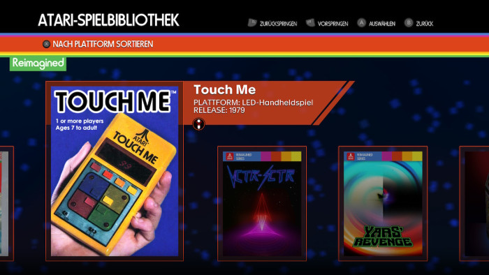 Auch l&auml;ngst vergessene Hardware von Atari wird vorgestellt. (Bild: Atari / Screenshot: Golem.de)