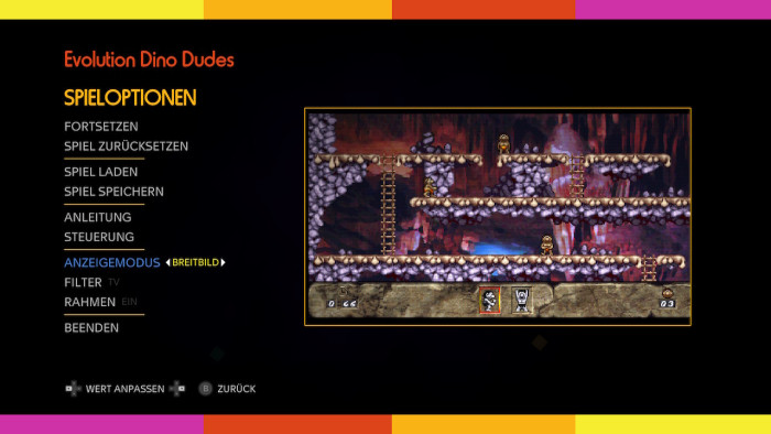 Die meisten Games unterst&uuml;tzen mehrere Bildmodi. (Bild: Atari / Screenshot: Golem.de)