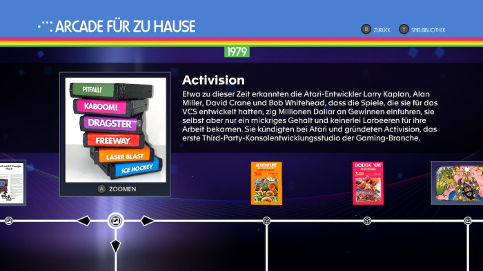 Auch Activision ist eng mit Atari verbandelt. (Bild: Atari / Screenshot: Golem.de)