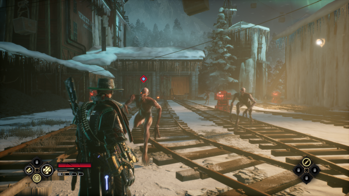 Jesse auf einem verlassenen Bahnhof (Bild: Focus Entertainment/Screenshot: Golem.de)