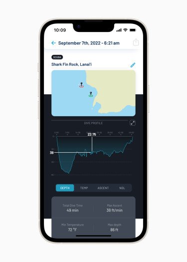 App Oceanic+(Bild: Apple)