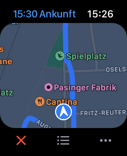 Apples Karten-App funktionniert so ähnlich wie auf dem iPhone. (Bild: Apple/Screenshot: Golem.de)