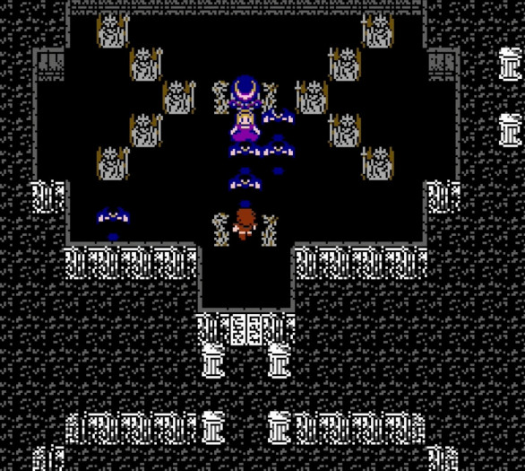 Das erste Ziel ist nur noch ein paar Schritte entfernt: Unsere Helden stehen kurz davor, die Prinzessin des Landes vom schurkenhaften Garland zu befreien. (Bild: Square Enix / Screenshot: Medienagentur Plassma)