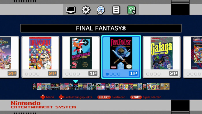 Dank des NES Classic Mini kann man auch heute noch die Urversion von Final Fantasy spielen. (Bild: Square Enix / Screenshot: Medienagentur Plassma)