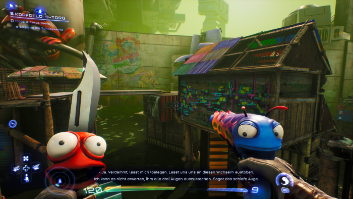 Gestatten: das Messer Knifey und Pistole Kenny (Bild: Squanch Games / Screenshot: Golem.de)