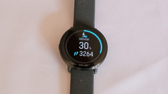 Der Schrittzähler liefert plausible Werte. (Foto: Steinlechner/Golem.de)