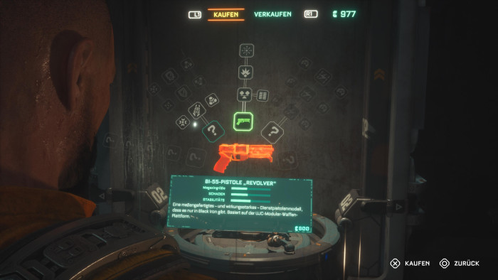 In einer Art 3D-Drucker bauen und verbessern wir Waffen. (Bild: Krafton/Screenshot: Golem.de)