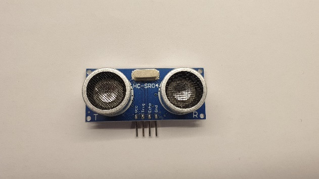 HC-SR04 - der Ultraschallentfernungsmesser (Bild: Marcus Toth)