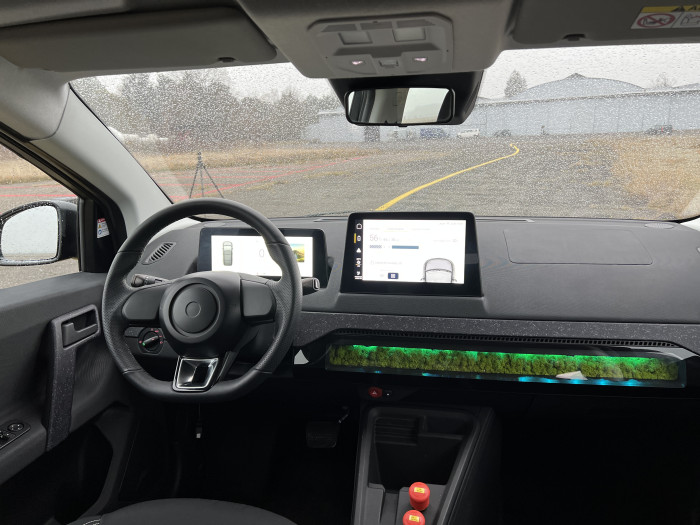 Das Moos im Armaturenbrett gehört zu den wenigen Alleinstellungsmerkmalen des Sion. (Foto: Dirk Kunde)