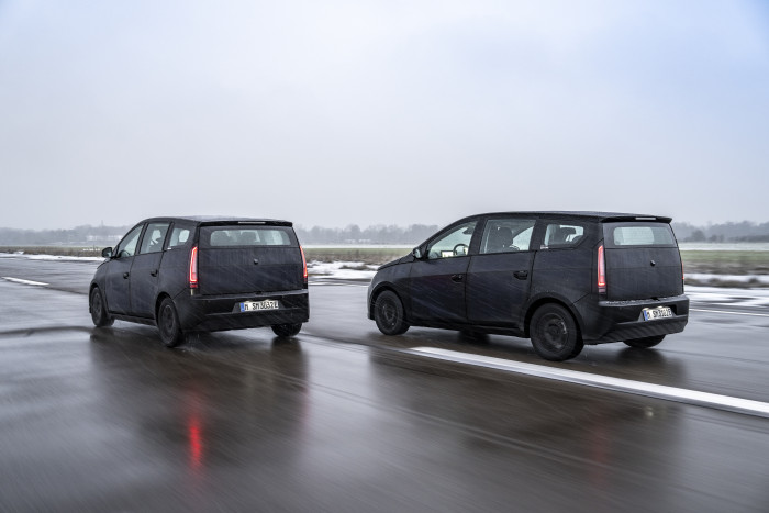 Mit 0,32 ist der cw-Wert des kantigen Solarautos recht hoch.  (Foto:Sono Motors)