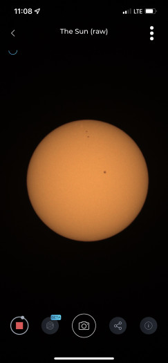 Mit dem Vespera ist auch eine Beobachtung der Sonne m&ouml;glich. (Bild: Mario Keller)