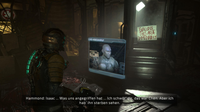 Ab und zu f&uuml;hren wir Videotelefonate mit anderen Personen. (Bild: EA / Screenshot: Golem.de)