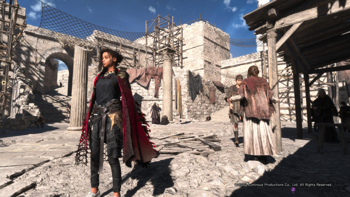 Andere Menschen leben versammelt in der Hauptstadt. (Bild: Square Enix / Screenshot: Golem.de)