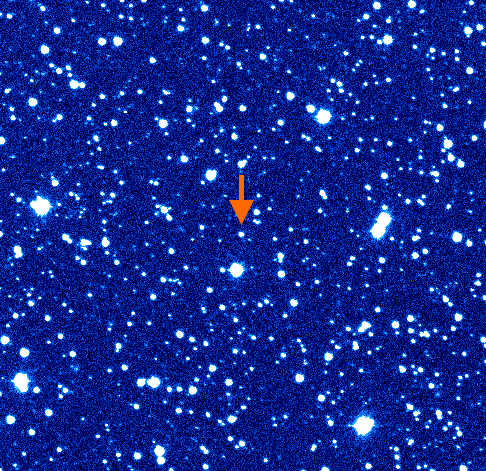 Die Entdeckung von C/2022 E3 (ZTF): Aufnahme vom 2. M&auml;rz 2022 (Bild:  Zwicky Transient Facility)