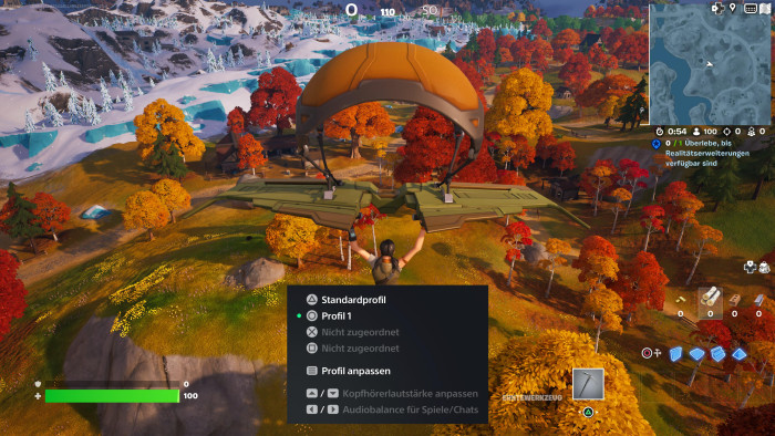 Mit einer Funktionstaste rufen wir überall auf der PS5 das Edge-Menü auf. (Bild: Sony / Screenshot: Golem.de)