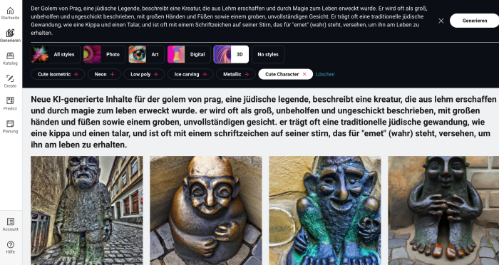 KI-Bildgenerator von Shutterstock (Shutterstock/Screenshot: Golem.de)