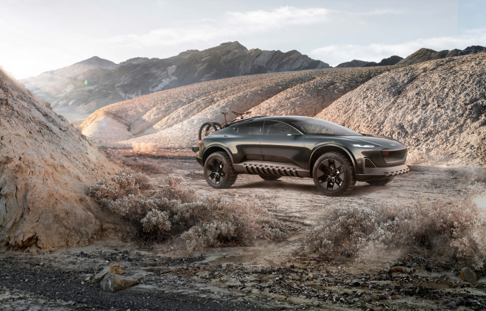 Der Audi Activesphere Concept ist ein viertüriges Crossover-Coupé, das auch geländetauglich ist. (Foto: Audi)