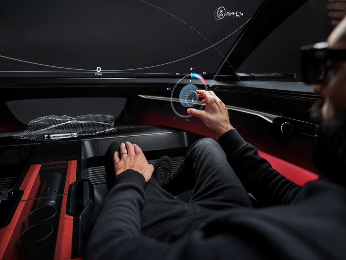 Statt realer Bedienelemente gibt es virtuelle Regler. (Foto: Audi)
