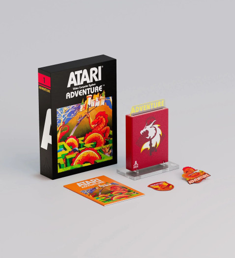 Jedes Spiel kommt mit Extras, hier Adventure. (Bild: Atari)