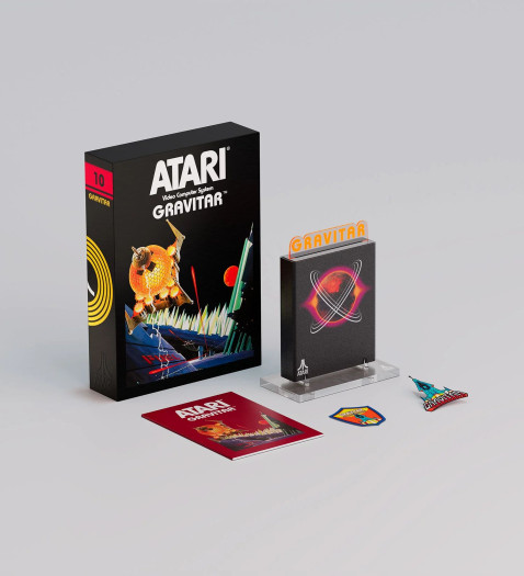 Hier das Spiel Gravitar (Bild: Atari)