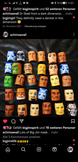 Die Masken aus dem Instagram-Kanal des Autors (Achim Sawall/Golem.de)
