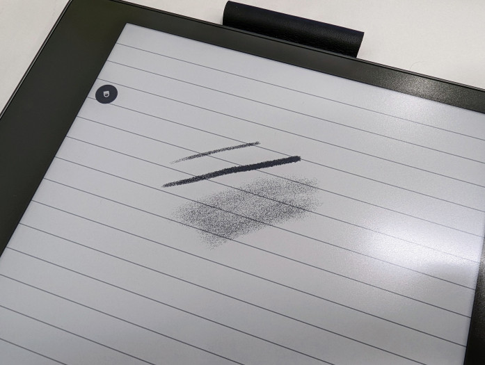 Das neue Bleistiftwerkzeug reagiert sowohl auf Druck als auch auf den Winkel, in dem wir den Stift halten. (Bild: Tobias Költzsch/Golem.de)