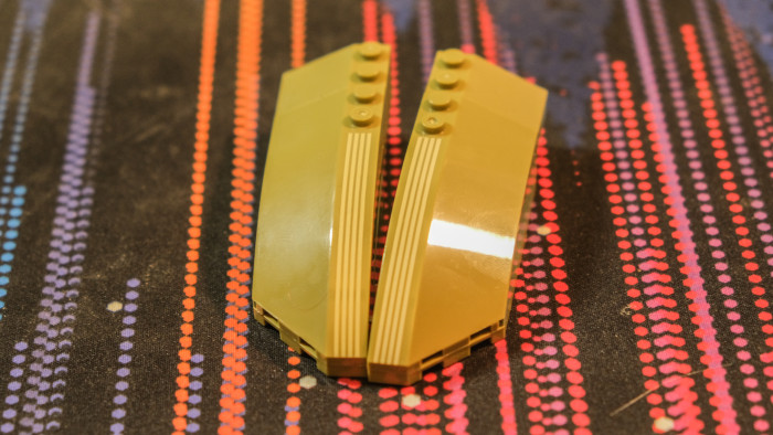 Zusammenbau des Bluebrixx Klingon Bird-of-Prey (Bild: Oliver Nickel/Golem.de)