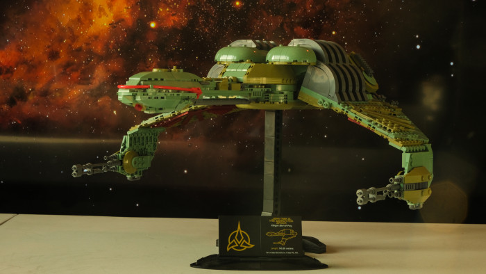 Bluebrixx Klingon Bird-of-Prey 104584 (Bild: Oliver Nickel/Golem.de)