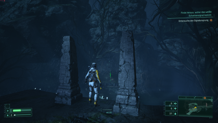 PC-Version mit Grafik auf &quot;Niedrig&quot;. (Bild: Sony / Screenshot: Golem.de)