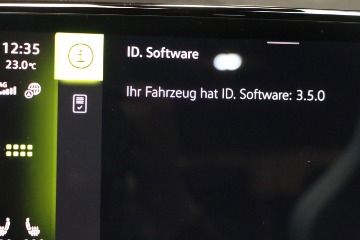 Die installierte Softwareversion 3.5 bietet einige neue Funktionen.  (Foto: Friedhelm Greis/Golem.de)