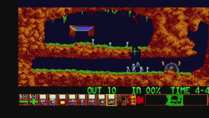 Lemmings in der Amiga-Emulation. (Screenshot: Martin Wolf/Golem.de)