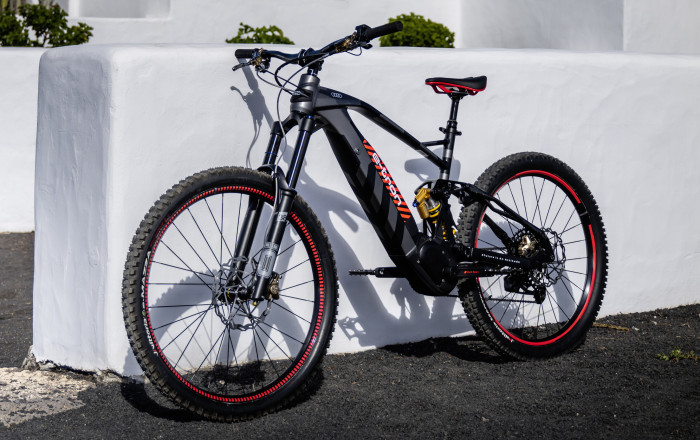 Audi electric mountain bike powered by Fantic (Bild: Audi)
