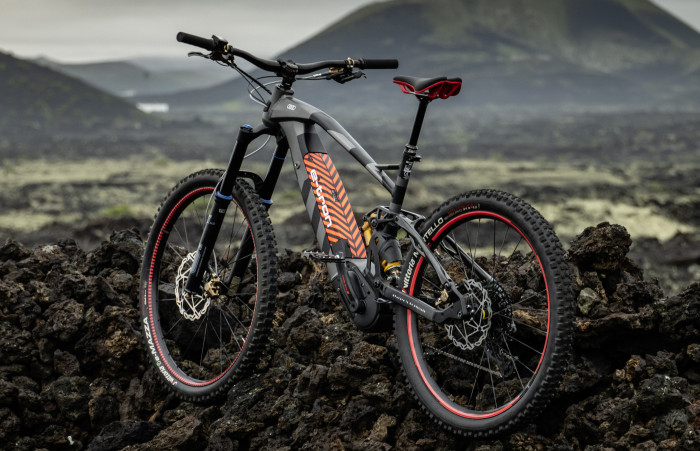 Audi electric mountain bike powered by Fantic (Bild: Audi)