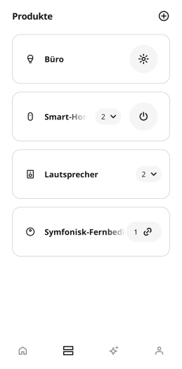 Geräteübersicht in der Smart-Home-App von Ikea (Bild: Ikea/Screenshot: Golem.de)