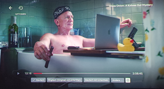 Das Icon ganz rechts ist neu in der Netflix-App. (Bild: Ingo Pakalski/Golem.de)